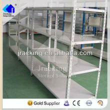 China professional warehouse storage powder-coating beam and uright slotted angle light weight racking